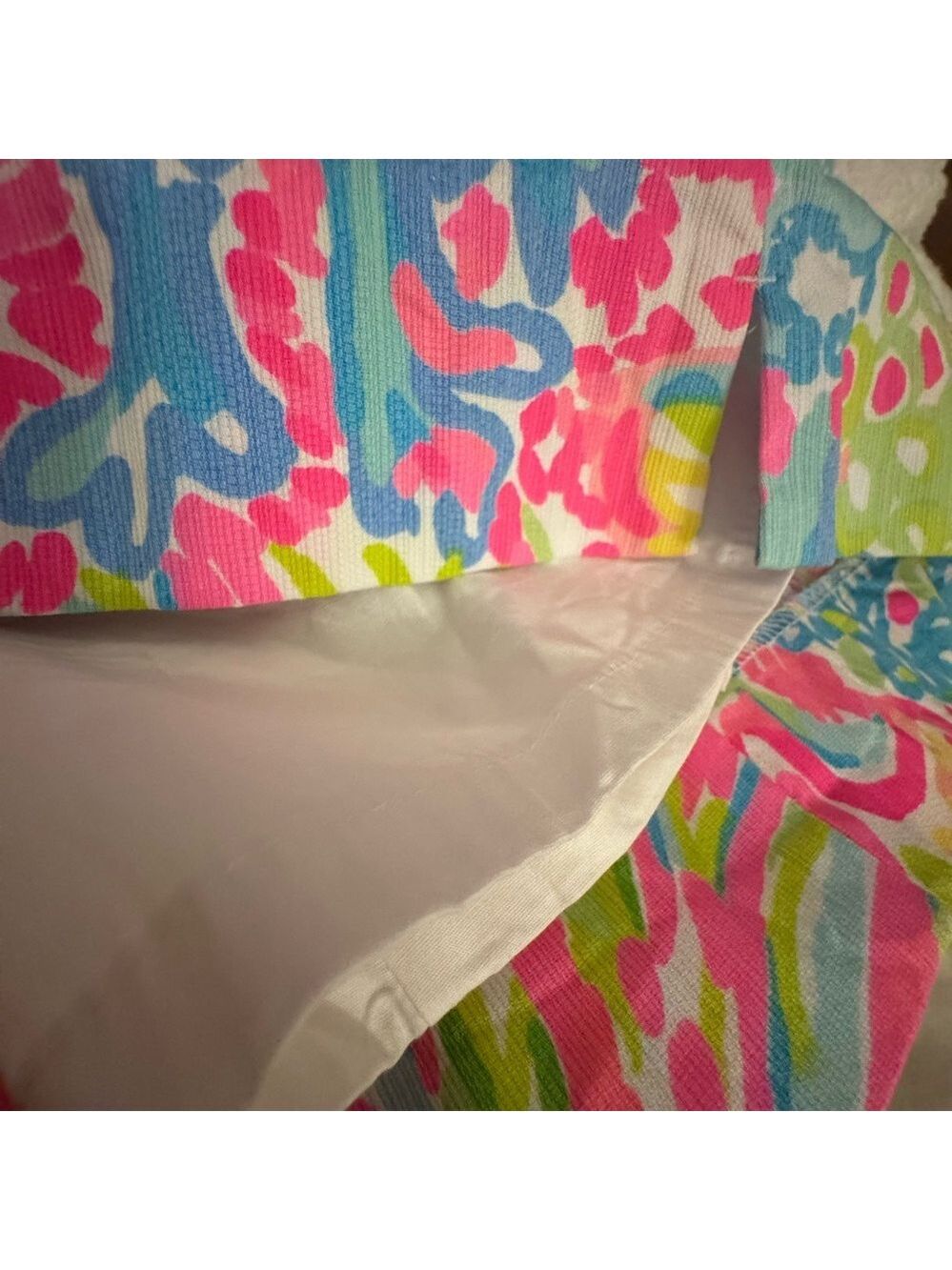 Lilly Pulitzer Pink, Blue & Green Patterned Skort - Picture 6 of 8